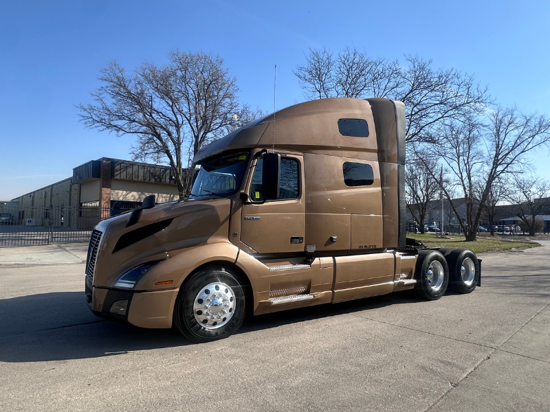 Driver side of a 2022 Volvo VNL 760