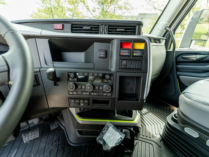 Dashboard and controls of 2027 Volvo VNL 860