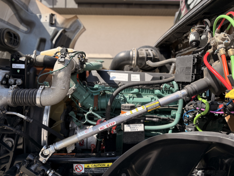 Engine of a 2023 Volvo VNL 760