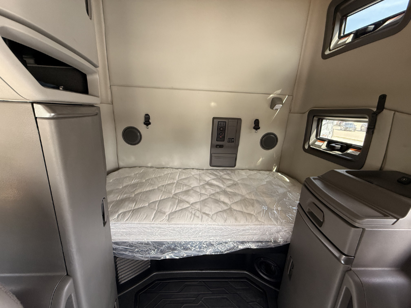 Sleeper with single bunk inside a 2023 Volvo VNL 760