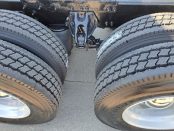 Wheels and tires of 2022 Black Peterbilt 579