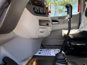 Front console of a 2022 Peterbilt 579