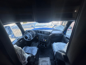 Seats, steering wheel and dashboard of a 2022 International LT